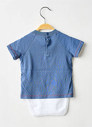 Body col rond manches courtes bleu ABSORBA garcon