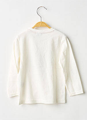 T-shirt imprimé fantaisie manches longues blanc 3 POMMES garçon