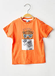 T-shirt stretch manches courtes orange 3 POMMES garcon