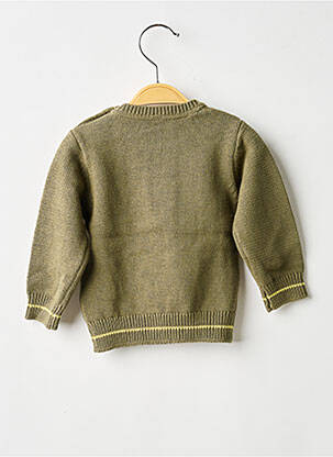 Pull coupe droite manches longues vert ABSORBA garçon