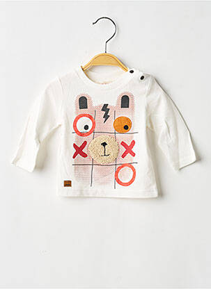 T-shirt manches longues manches longues blanc CATIMINI garcon