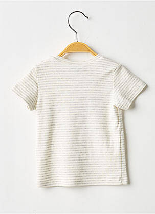 T-shirt sérigraphie floquée manches courtes gris ABSORBA garçon