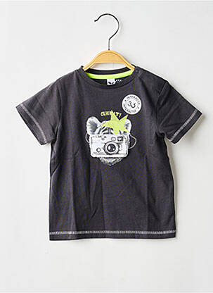 T-shirt coupe droite manches courtes gris 3 POMMES garcon