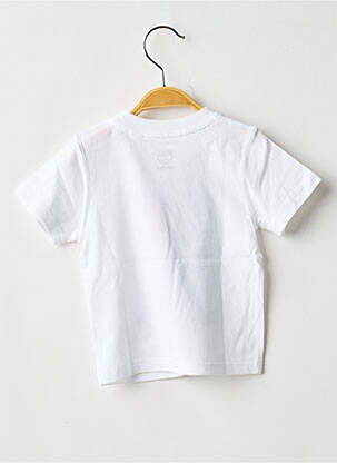 T-shirt sérigraphie floquée manches courtes blanc TIMBERLAND garcon