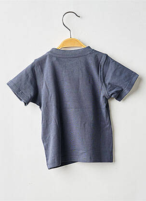 T-shirt sérigraphie floquée manches courtes bleu TIMBERLAND garçon