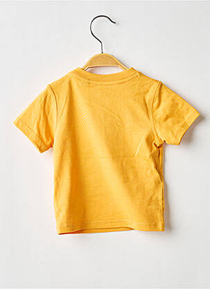 T-shirt sérigraphie floquée manches courtes jaune TIMBERLAND garçon