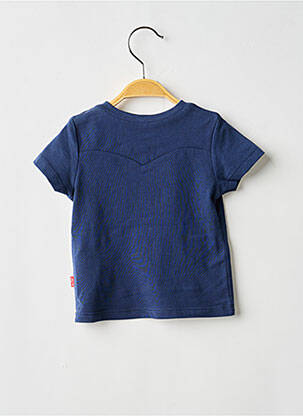 T-shirt sérigraphie floquée manches courtes bleu LEVIS garcon