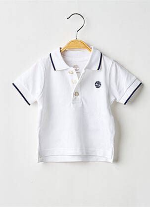 Polo coupe droite manches courtes blanc TIMBERLAND garçon