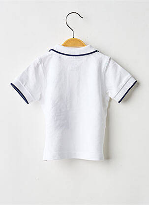 Polo coupe droite manches courtes blanc TIMBERLAND garçon