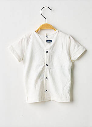 T-shirt sérigraphie floquée manches courtes blanc CATIMINI garcon