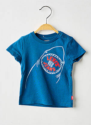 T-shirt coupe droite manches courtes bleu LEVIS garcon