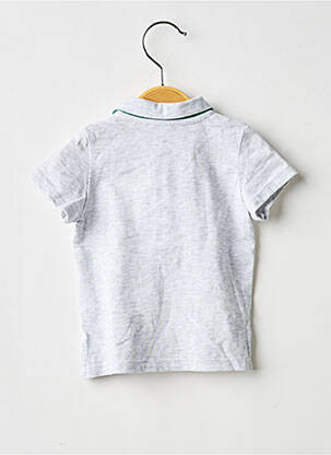 Polo coupe droite manches courtes gris ABSORBA garcon