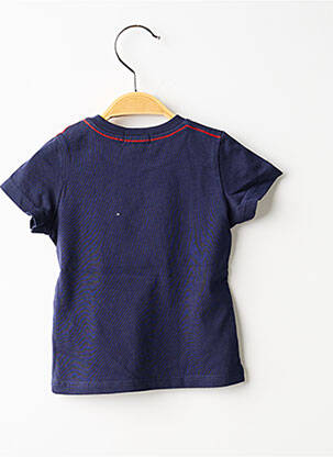T-shirt sérigraphie floquée manches courtes bleu ABSORBA garcon