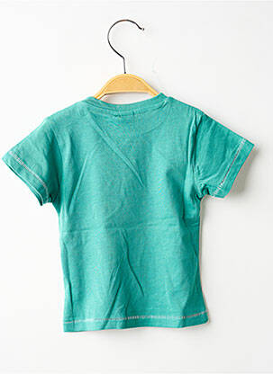 T-shirt tissage jersey manches courtes vert 3 POMMES garçon