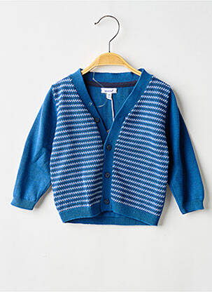 Gilet manches longues bleu ABSORBA garçon