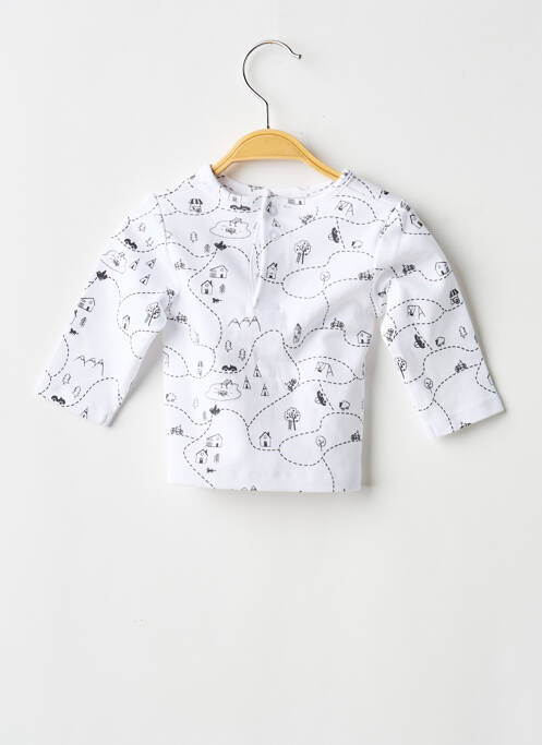 T-shirt manches longues manches longues blanc CARREMENT BEAU garcon