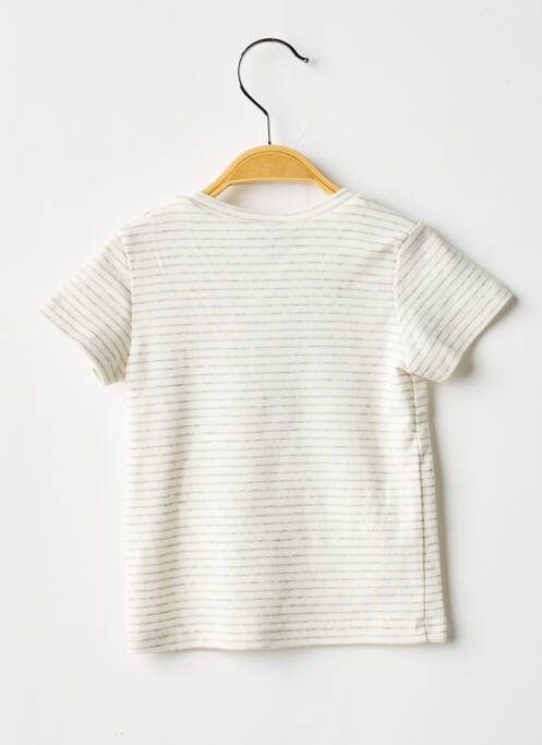 T-shirt sérigraphie floquée manches courtes gris ABSORBA garcon