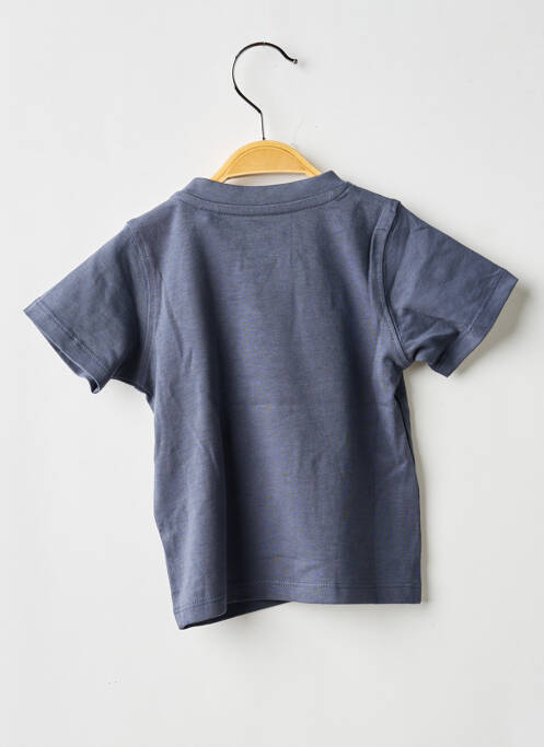 T-shirt sérigraphie floquée manches courtes bleu TIMBERLAND garcon