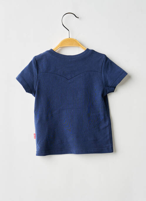 T-shirt sérigraphie floquée manches courtes bleu LEVIS garcon