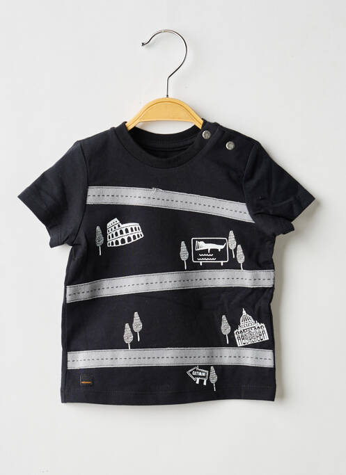 T-shirt sérigraphie floquée manches courtes noir CATIMINI garcon
