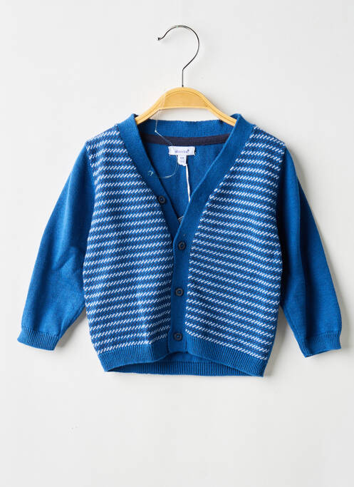 Gilet manches longues bleu ABSORBA garçon