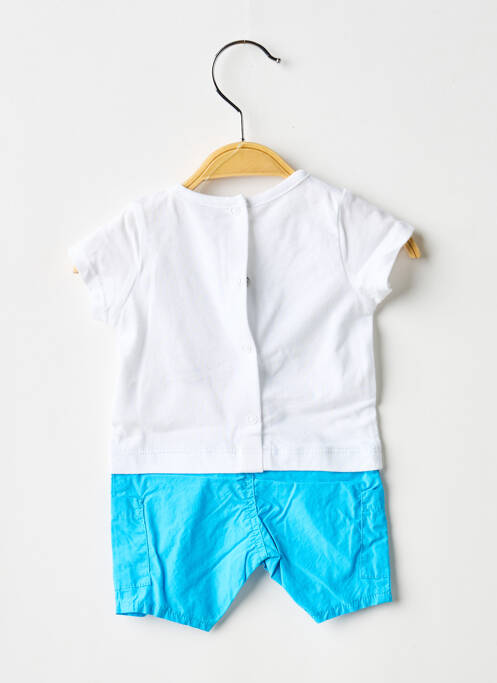 Combishort bleu 3 POMMES garçon