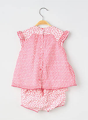 Ensemble short tissage popeline rouge ABSORBA fille