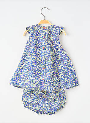 Ensemble short tissage popeline bleu ABSORBA fille