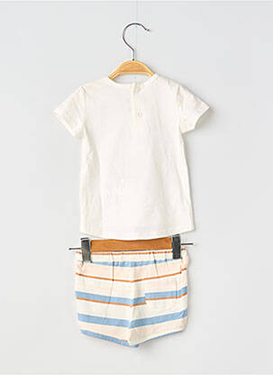 Ensemble short manches courtes beige ABSORBA fille