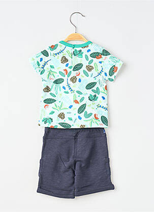 Ensemble short poches vert CATIMINI garcon