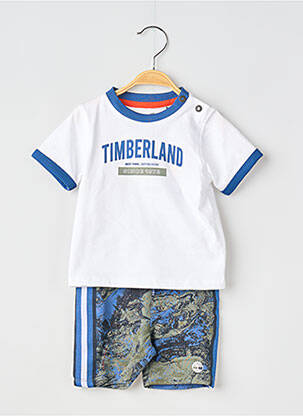 Ensemble short tissage jersey bleu TIMBERLAND garcon