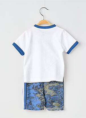 Ensemble short fermeture ceinture à nouer à la taille bleu TIMBERLAND garçon