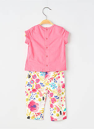 Ensemble pantalon col rond rose CATIMINI fille