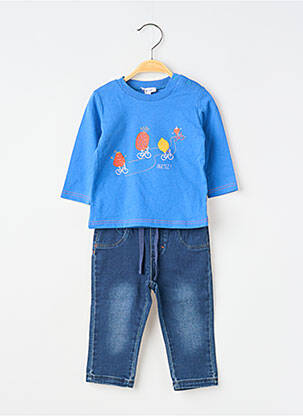 Ensemble pantalon poches bleu ABSORBA garcon