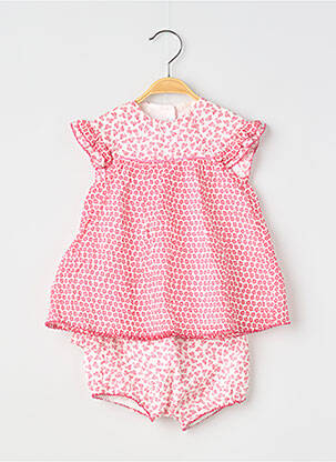 Ensemble short rouge ABSORBA fille