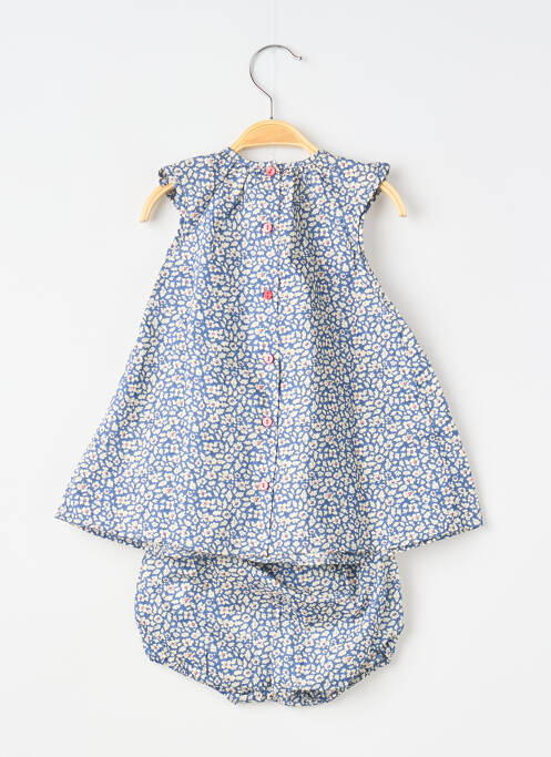 Ensemble short tissage popeline bleu ABSORBA fille