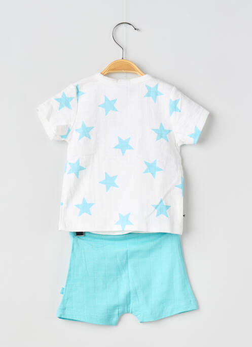 Ensemble short tissage jersey bleu ABSORBA garcon