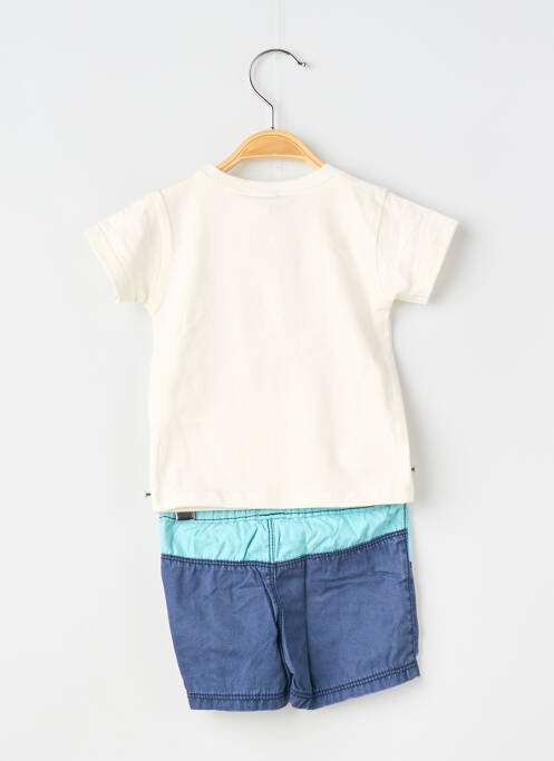 Ensemble short tissage jersey bleu ABSORBA garcon