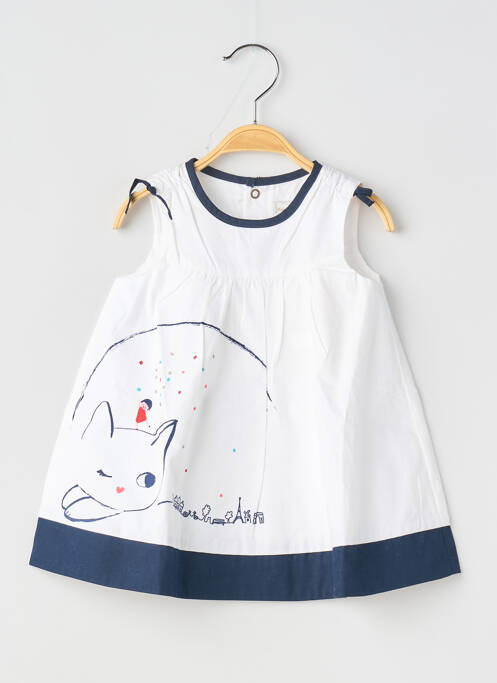 Robe mi-longue bleu CATIMINI fille