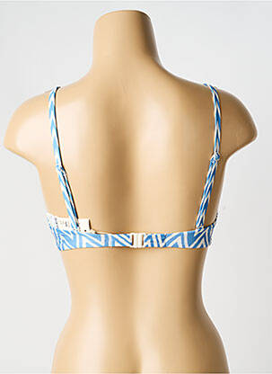 Haut de maillot de bain stretch haut triangles bleu WATERCULT femme