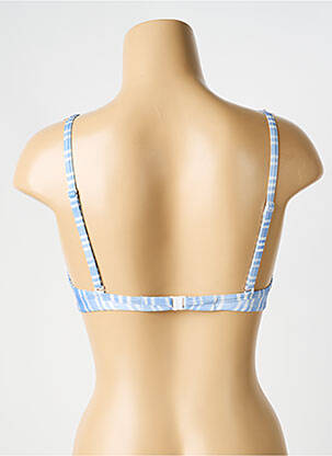 Haut de maillot de bain stretch haut triangles bleu WATERCULT femme