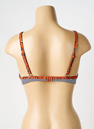 Haut de maillot de bain stretch haut soutien-gorge moulé bleu LINGADORE femme
