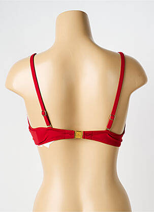 Haut de maillot de bain stretch haut bandeau rouge LISE CHARMEL femme