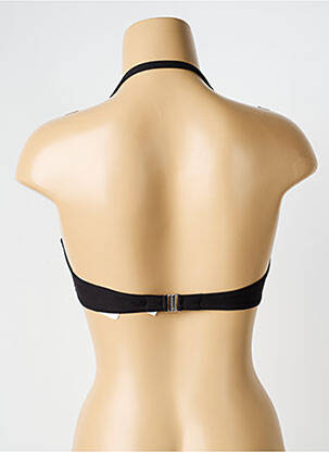 Haut de maillot de bain stretch haut soutien-gorge moulé noir ANTIGEL femme