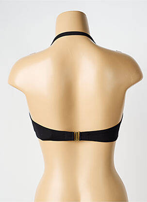 Haut de maillot de bain stretch haut soutien-gorge balconnet noir ANTIGEL femme