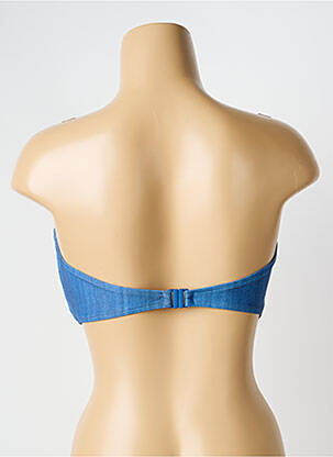 Haut de maillot de bain stretch haut bandeau bleu SEAFOLLY femme