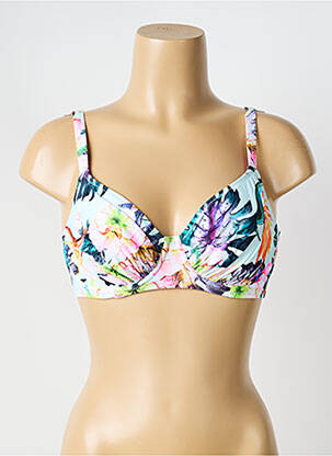 Haut de maillot de bain stretch haut soutien-gorge emboitant blanc FANTASIE femme
