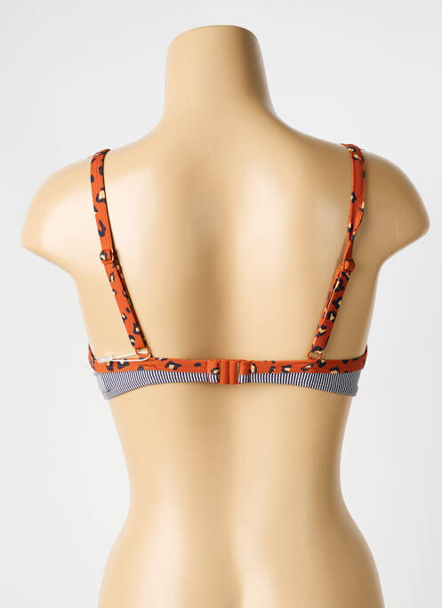 Haut de maillot de bain stretch haut soutien-gorge moulé bleu LINGADORE femme