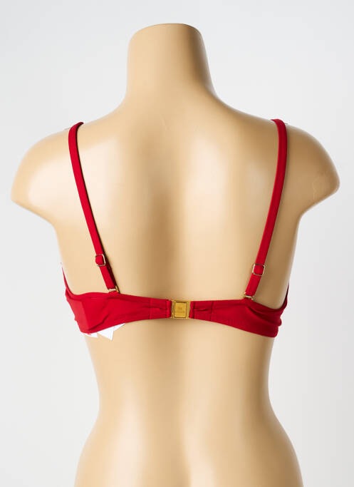 Haut de maillot de bain stretch haut bandeau rouge LISE CHARMEL femme