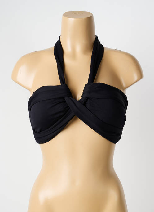 Haut de maillot de bain stretch haut soutien-gorge moulé noir SEAFOLLY femme